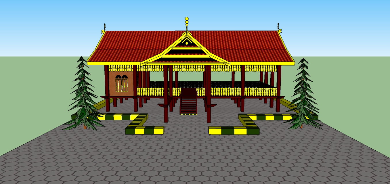 Animasi Rumah Adat Batak Animasi Rumah Adat Batak